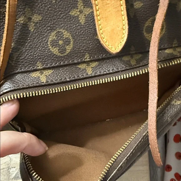 Louis Vuitton Monogram Backpack in Rich Brown and Tan - Picture 5 of 16